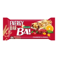 Thanh ngũ cốc BAKALLAND Cranberry &amp; Orange 40g