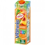 Nước &Eacute;p Vitaminka Hỗn Hợp T&aacute;o, C&agrave; Rốt, Đ&agrave;o 1L