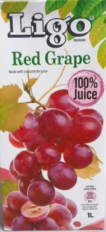 Nước &eacute;p Ligo Nho nguy&ecirc;n chất 100% 1L