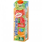 Nước &Eacute;p Vitaminka Hỗn Hợp T&aacute;o, C&agrave; Rốt, D&acirc;u 1L