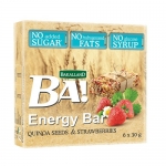 BAKALLAND Thanh ngũ cốc năng lượng v&agrave; hạt di&ecirc;m mạch, d&acirc;u t&acirc;y